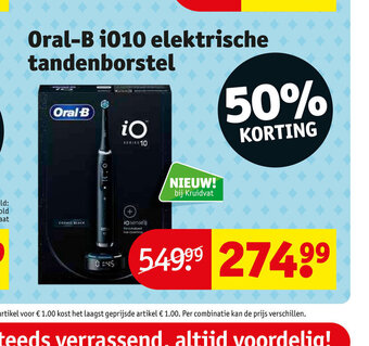 Kruidvat Oral-B i010 elektrische tandenborstel aanbieding