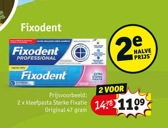 Kruidvat Fixodent aanbieding