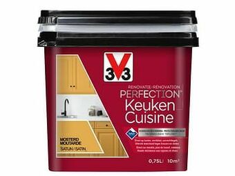V33 Perfection Keuken Satijn 0.75L Mosterd
