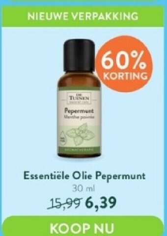 Holland & Barrett Essentiele olie pepermunt 30 ml aanbieding