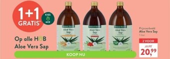 Holland & Barrett Aloe vera sap 1 liter aanbieding