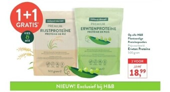 Holland & Barrett Erwten proteïne 500 gram aanbieding