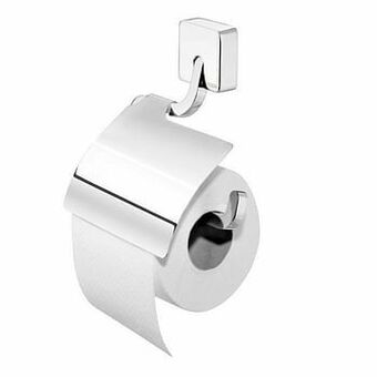 Impuls Toiletrolhouder+Klep Chroom