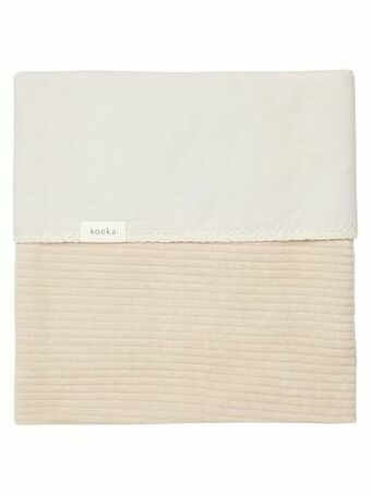 Multi bazar Koeka Wiegdeken Flannel Vik 240 Sand aanbieding
