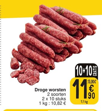 Cora Droge worsten aanbieding