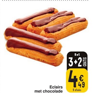 Cora Eclairs met chocolade aanbieding