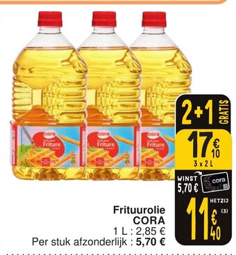 Cora Frituurolie CORA aanbieding