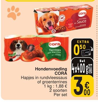 Cora Hondenvoeding aanbieding