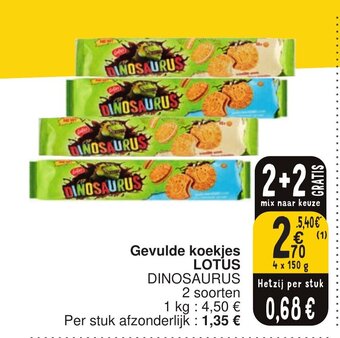Cora Gevulde koekjes LOTUS aanbieding