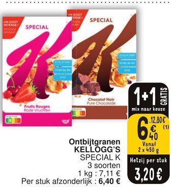Cora Ontbijtgranen KELLOGG'S aanbieding