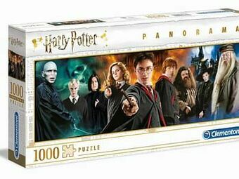 Multi bazar Puzzel 1000 St. Panorama Harry Potter aanbieding