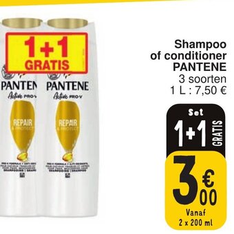 Cora Shampoo of conditioner PANTENE aanbieding