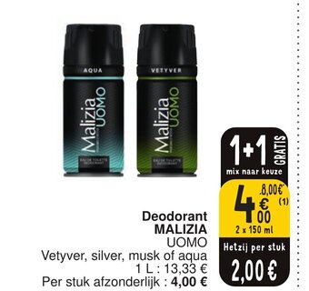 Cora Deodorant MALIZIA aanbieding