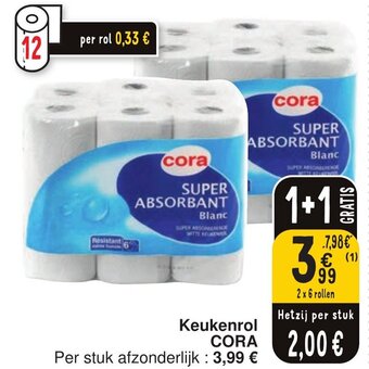Cora Keukenrol aanbieding