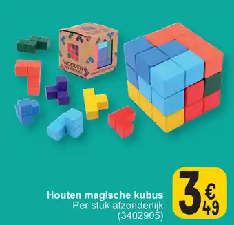 Houten magische kubus