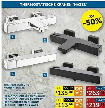 Thermostatische Kranen
