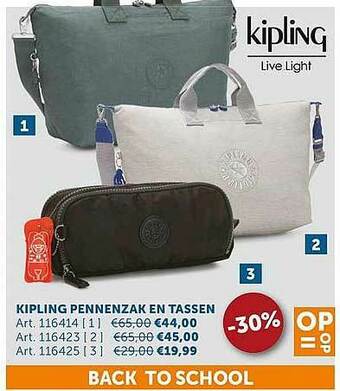 Kipling Pennenzak En Tassen