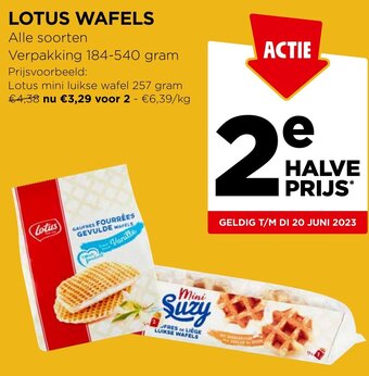 Jumbo LOTUS WAFELS aanbieding
