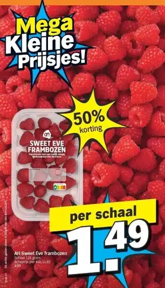 Albert Heijn Ah sweet eve frambozen aanbieding