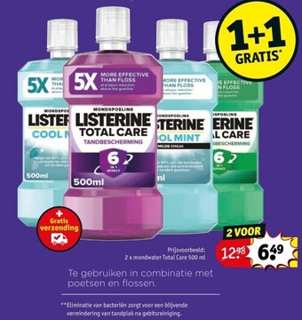 Kruidvat Mondwater total care 500 ml aanbieding