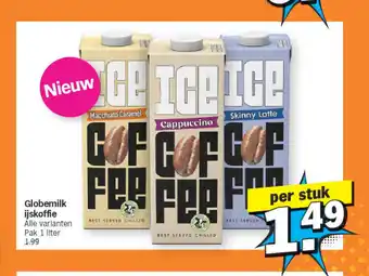 Albert Heijn Globemilk ijskoffie aanbieding