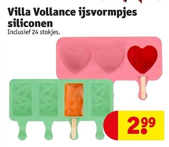 Kruidvat Villa vollance ijsvormpjes siliconen aanbieding