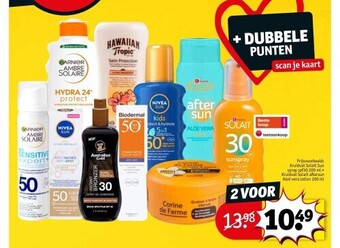 Kruidvat Kruidvat solait sun spray spf30 200 ml + kruidvat solait aftersun aloë vera lotion 200 ml aanbieding