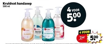Kruidvat Kruidvat handzeep 500 ml aanbieding