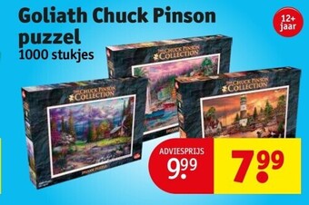 Kruidvat Goliath chuck pinson puzzel aanbieding
