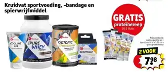 Kruidvat Kruidvat sport voeding, -bandage en spierwrĳfmiddel aanbieding