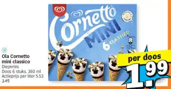 Albert Heijn Ola cornetto mini classico aanbieding