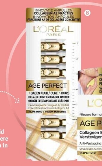 Kruidvat L’oréal age perfect verstevigende ampullen 7 ml aanbieding