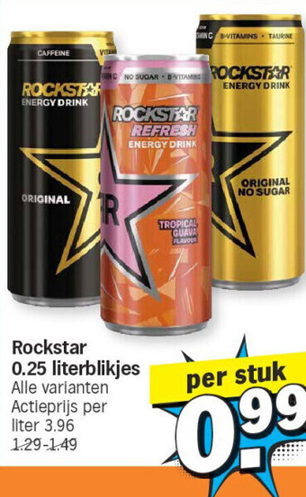 Rockstar 0.25 literblikjes
