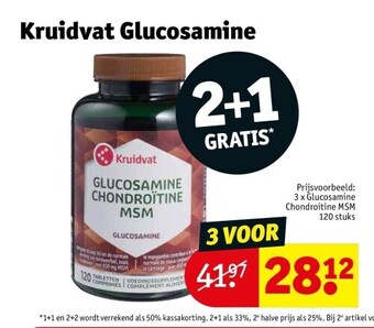 Kruidvat Kruidvat glucosamine aanbieding