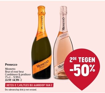 Delhaize Prosecco aanbieding