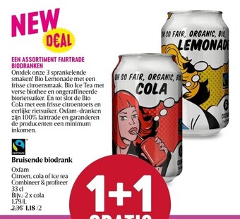 Delhaize Bruisende biodrank aanbieding