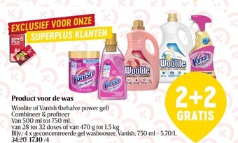 Delhaize Product voor de was aanbieding