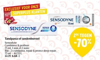 Delhaize Tandpasta of tandenborstel aanbieding