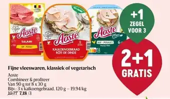 Delhaize Fijne vleeswaren, klassiek of vegetarisch aanbieding