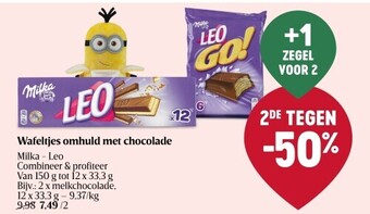 Delhaize Wafeltjes omhuld met chocolade aanbieding