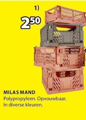 Jysk Milas mand b16 x l25 x h10 cm aanbieding