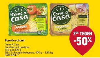 Delhaize Bereide schotel aanbieding