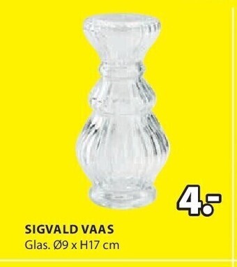 Jysk Sigvald vaas aanbieding