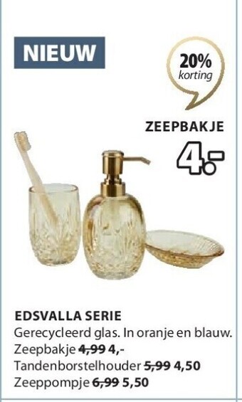 Jysk Edsvalla serie aanbieding