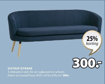 Jysk Gistrup zitbank aanbieding