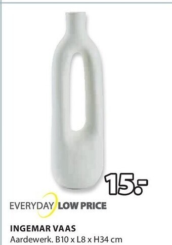 Jysk Ingemar vaas aanbieding