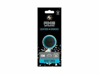 Multi bazar Axe 3D Luchtverfrisser Mini Vent Leather+Cookies aanbieding
