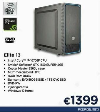 CompuDeals Pointer systems elite 13 aanbieding
