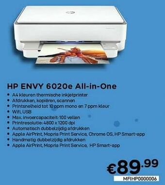 Hp envy 6020e all-in-one