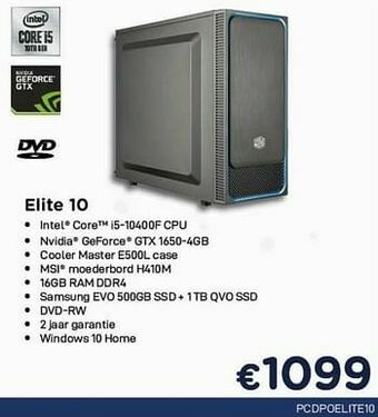 CompuDeals Pointer systems elite 10 aanbieding